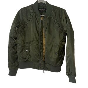 Steve Madden Olive Bomber Jacket (Size s)